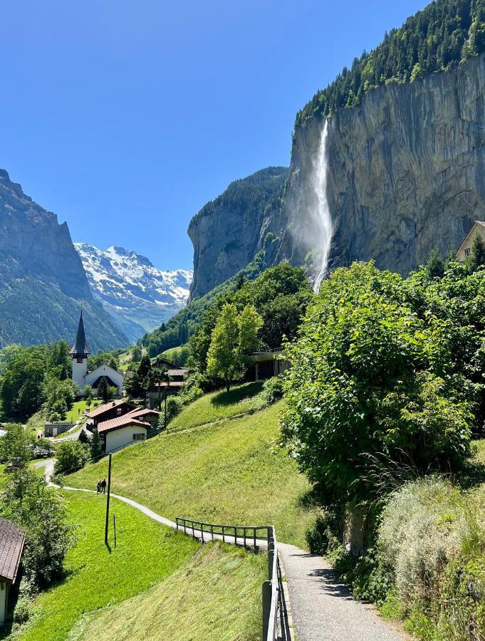 Breathtaking Waterfall Apartment Nr.2 Lauterbrunnen Esterno foto